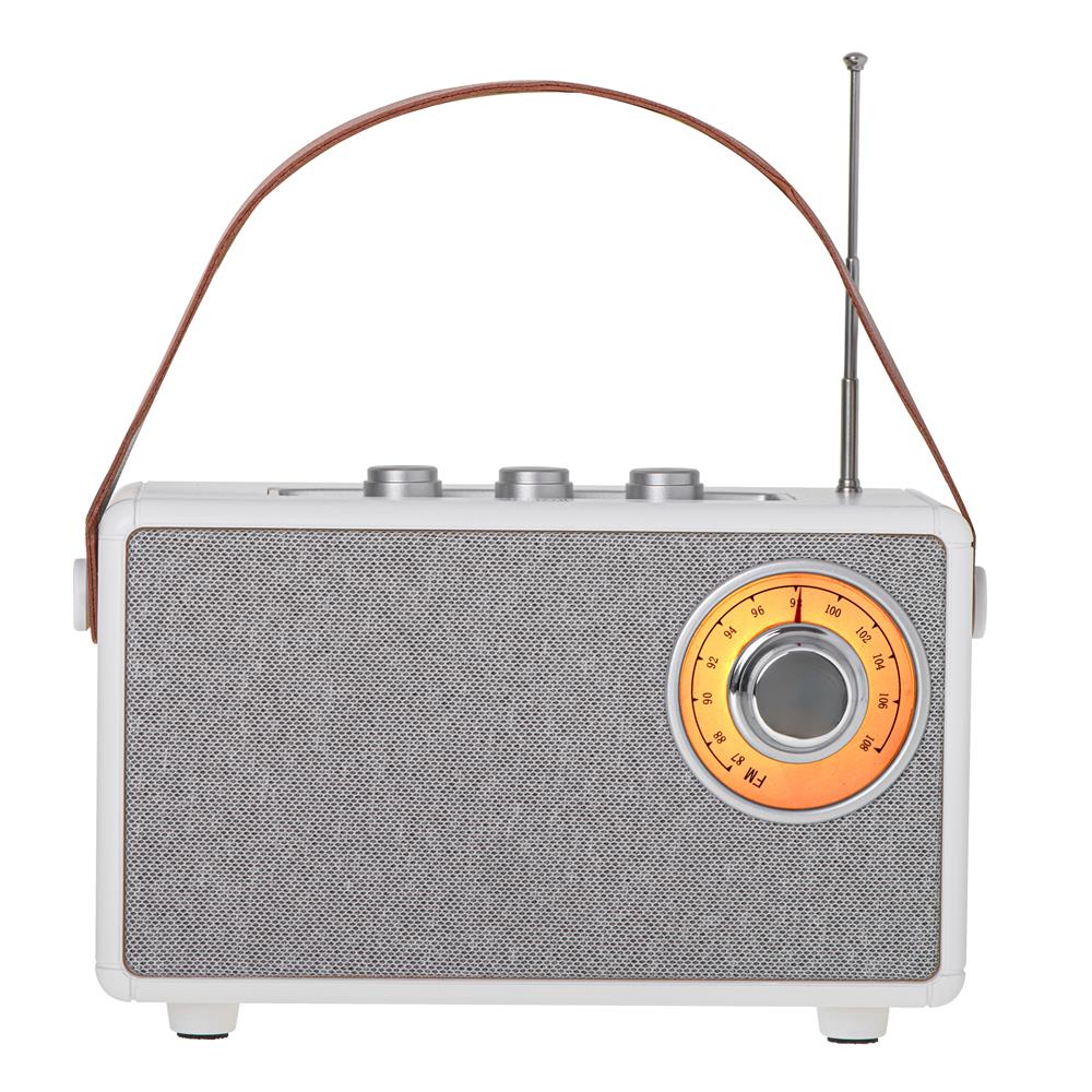 Camry CR 1902 FM Radio mit Bluetooth tragbares Küchenradio USB AUX weiß
