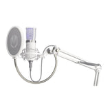 ENDORFY Solum Streaming Onyx White USB Mikrofon mit Anti Shock Montage