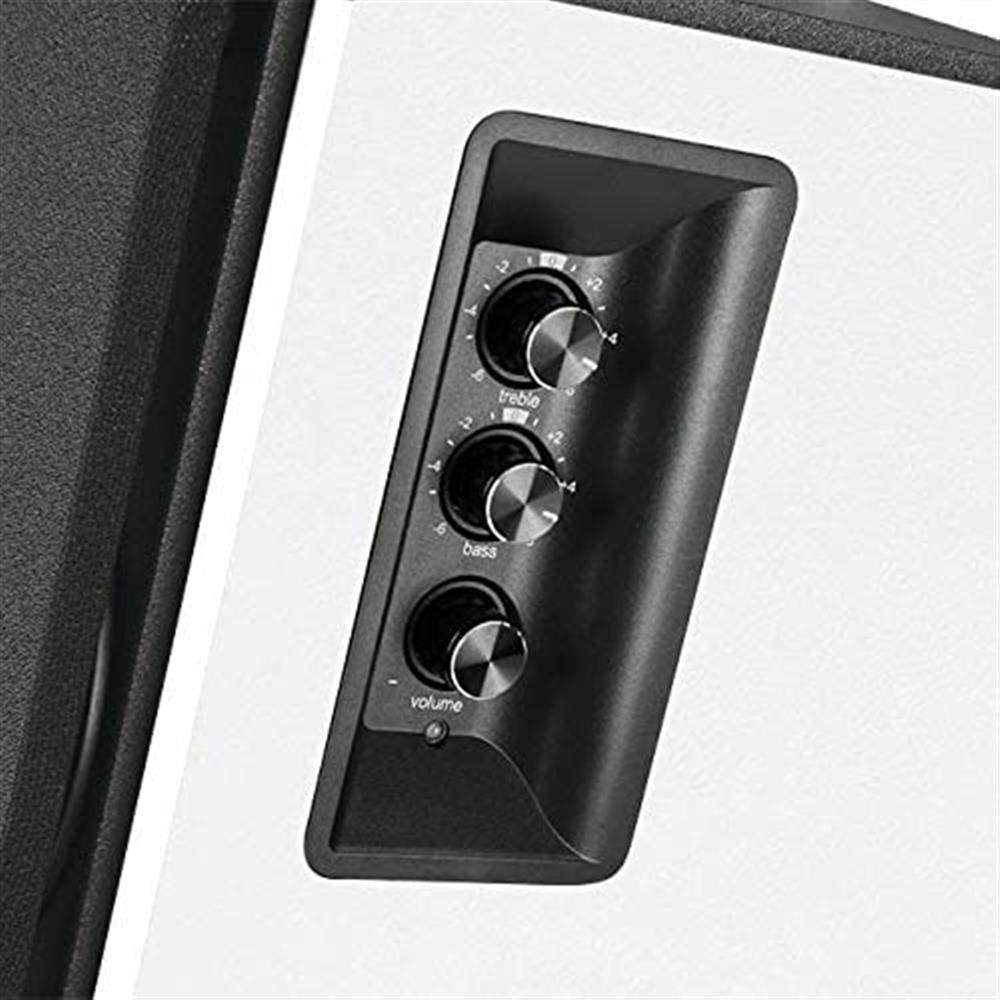 Edifier Studio R1700BT Bluetooth-Lautsprechersystem (66 Watt) mit Infrarot-Fernbedienung, Weiß