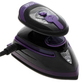 Adler AD 5049 Reise- und Dampfbügeleisen Schwarz Trockenbügeln genaue Temperaturkontrolle kompakt