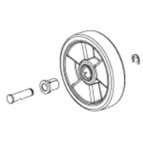 Nilfisk Original 107413515 REAR WHEEL D90 With AXLE CPL