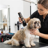 Adler AD 2849 Tierhaarschneider Set für Hunde und Katzen mit Akku, LED-Display, 0,8-20 mm Schnittlänge
