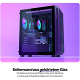 ENDORFY Arx 500 ARGB ATX PC Gehäuse mit Glasfenster