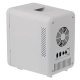 Adler AD 8084g Mini Kühlschrank 4 L, thermoelektrische Kühlbox, klein, tragbar, mit Kühl- und Heizfunktion, für Auto und Zuhause, Kosmetikkühlschrank, Getränkekühler, Grau