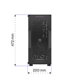 ENDORFY Regnum 400 Air ATX PC Gehäuse mit Glasfenster