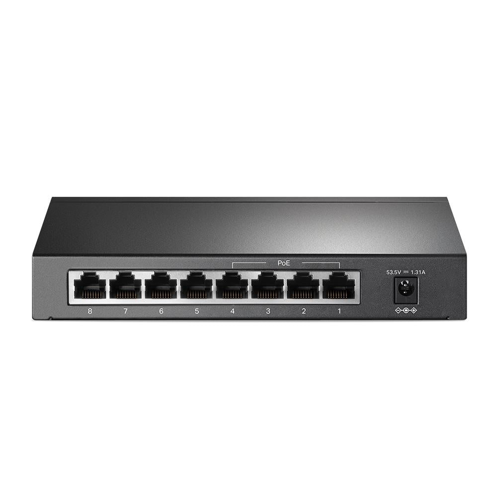 TP-Link TL-SF1008P 8-Port Desktop-PoE-Switch 4-PoE-Port