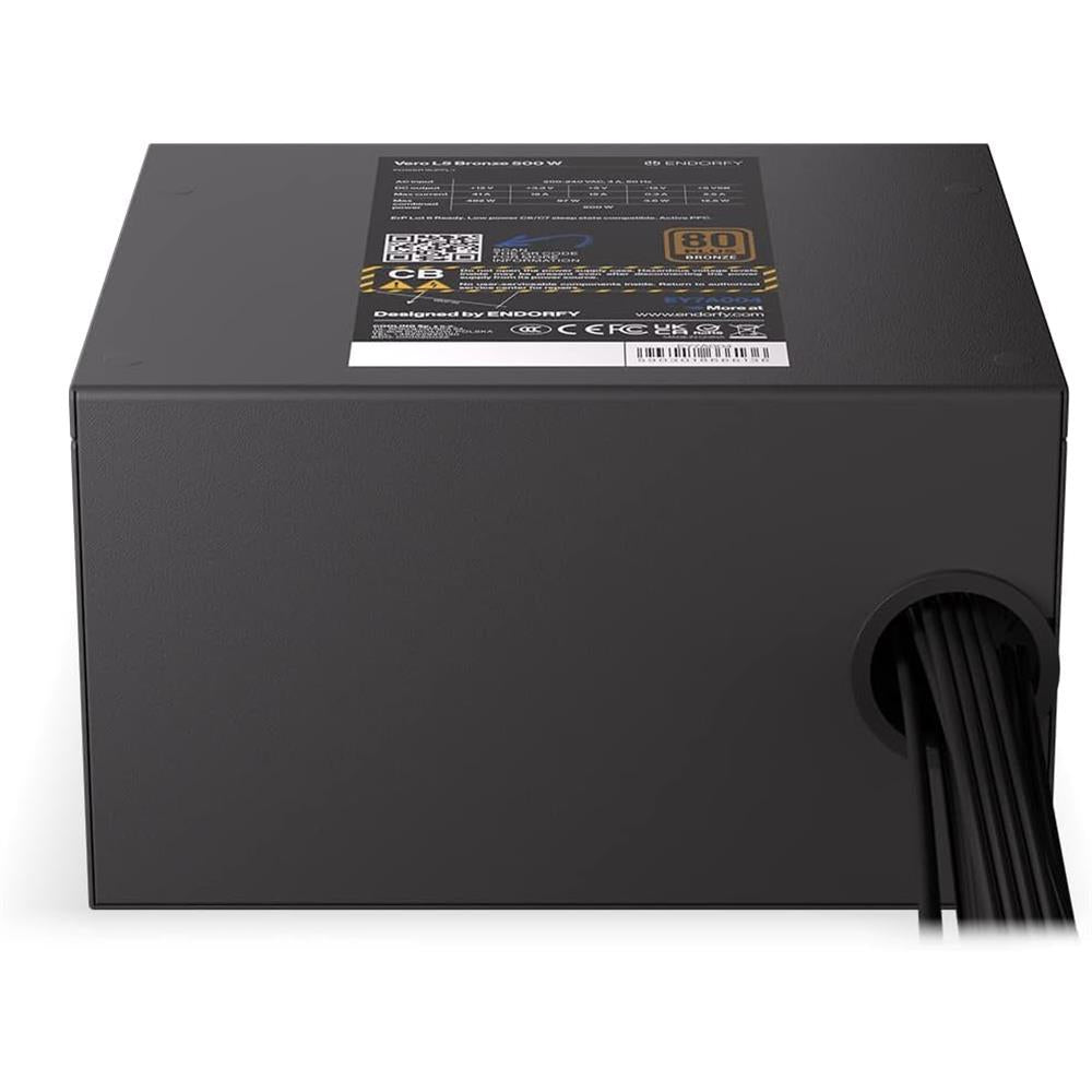 ENDORFY Vero L5, 500 Watt PC-Netzteil, 80 Plus® Bronze | EY7A004
