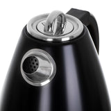 Adler AD 1343 Wasserkocher in Schwarz, 1,5 Liter, 2200 Watt, aus Edelstahl mit Abschaltautomatik