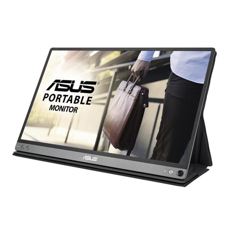 ASUS MB16AP 39,6 cm (15,6 Zoll) tragbarer USB Monitor USB Type C Full HD integrierter Akku schwarz