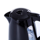 Camry CR 1255b Wasserkocher in Schwarz, 1,7 Liter, 2200 Watt, aus Kunststoff mit drehbarem Sockel