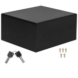 Adler AD 1045 Tresor 14 L, Möbeltresor mit Zahlencode, elektronischem Schloss, Notschlüssel, Alarmfunktion, Dokumententresor für Zuhause Hotel Büro, Schwarz