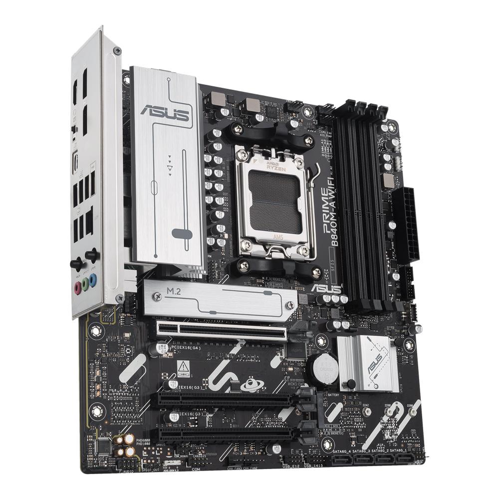 ASUS PRIME B840M-A WIFI Mainboard AM5 mATX DDR5 PCIe 4.0 WiFi 6E