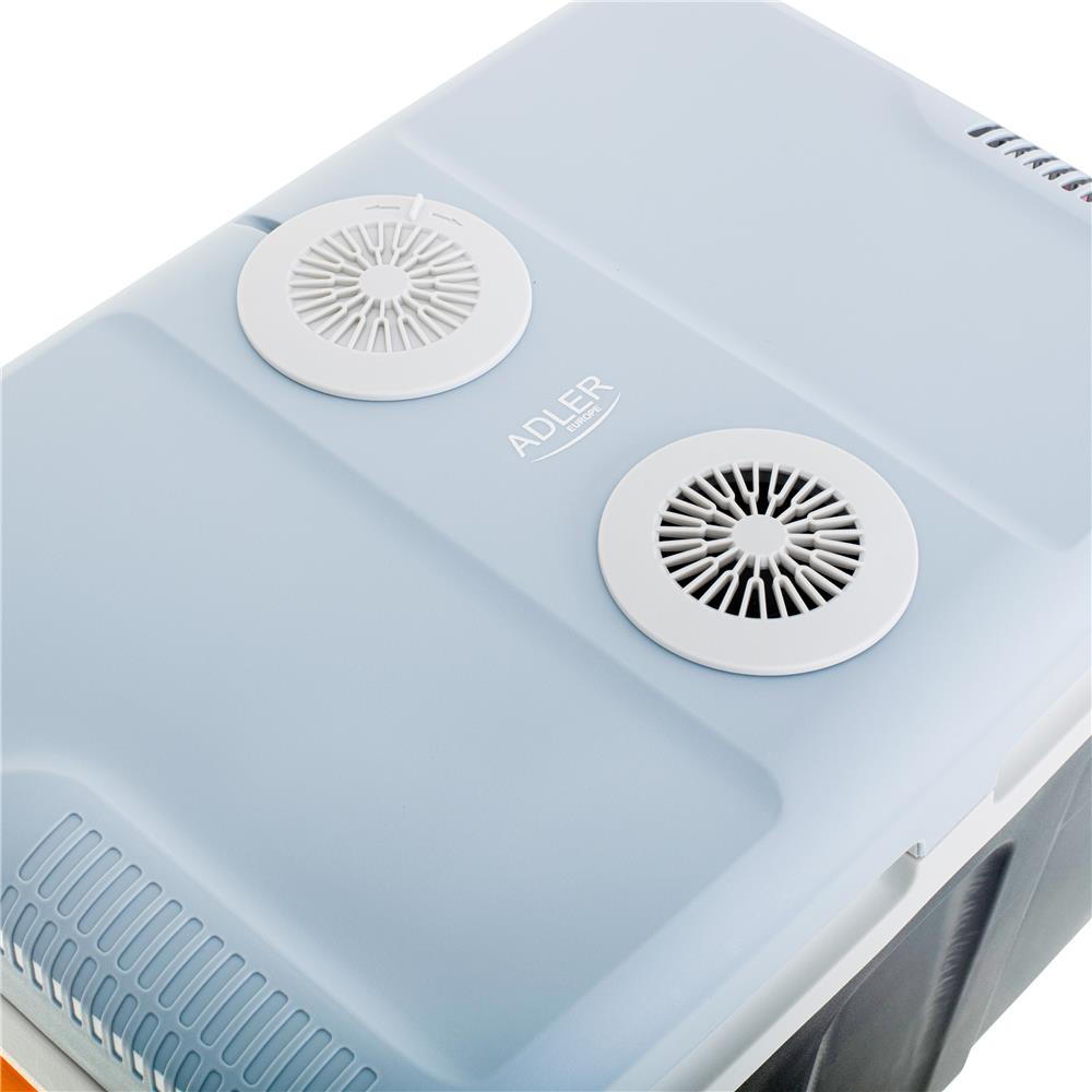 Adler AD 8087 Kühl- und Wärmeschrank 40 L mit Tragegriff und Rollen Campingkühlschrank