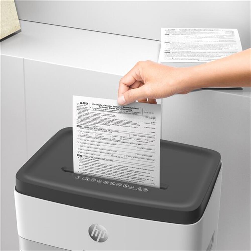 HP OneShred 18CC - Aktenvernichter, Sicherheitsstufe P-4, Cross Cut, 18 Blatt, 65 dB, 25 Liter