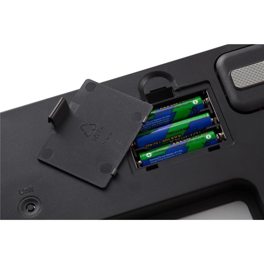 Mesko MS 8146 Körperanalysewaage Personenwaage Digital Körperfettwaage silber 180kg Batterie Glas