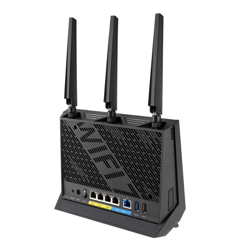 ASUS RT BE86U WiFi 7 BE6800 Dual Band Router mit 10G Port AiMesh und VPN