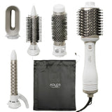 Adler AD 2027 Haarstyler 5 in 1 Weiß Champagne 1200 W mit Kaltlufttaste