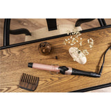 Adler AD 2117 Lockenstab 25 mm Durchmesser 4 Temperatureinstellungen pink schwarz