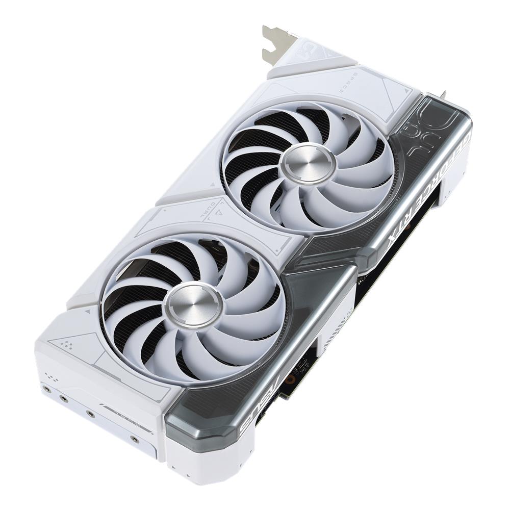 ASUS Dual GeForce RTX 4070 White Edition 12GB GDDR6X Gaming Grafikkarte NVIDIA weiß
