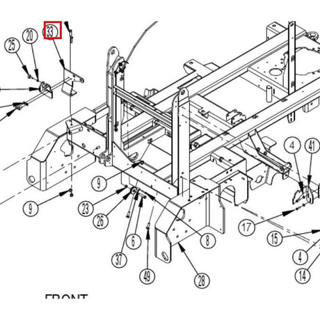 Nilfisk Original 56511153 Support Panel Platte