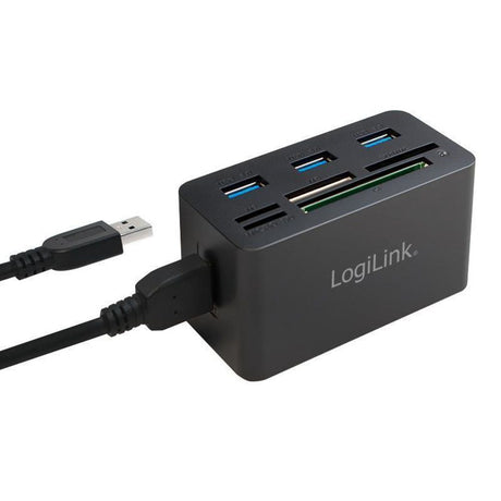 LogiLink USB 3.0 Hub mit All-in-One Card Reader