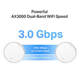 TP-Link Deco X50-PoE (3er-Pack) – AX3000 Mesh-WLAN-System mit PoE & Wi-Fi 6