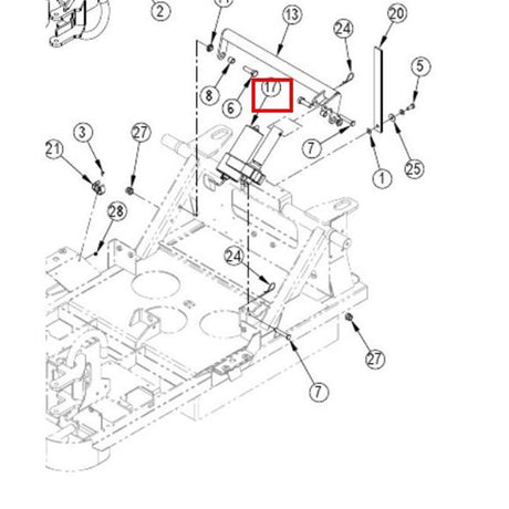 Nilfisk Original 56116781 Aktuator-Rakel Ersatzteil