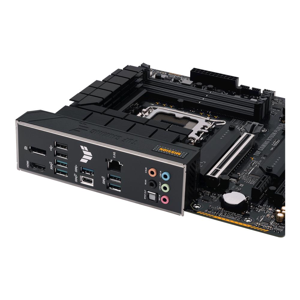 ASUS TUF GAMING B760M-PLUS D4 Mainboard Sockel Intel LGA 1700 (mATX, DDR4, PCIe 5.0, M.2)