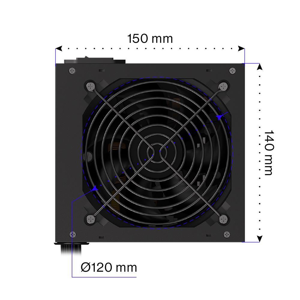 ENDORFY Elementum E5, 550 Watt PC-Netzteil, ATX | EY7A001