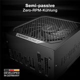 be quiet! Power Zone 2 1000W 80 PLUS Platinum ATX 3.1 und PCIe 5.1 kompatibel 90° abgewinkelter 12V-2x6-Anschluss