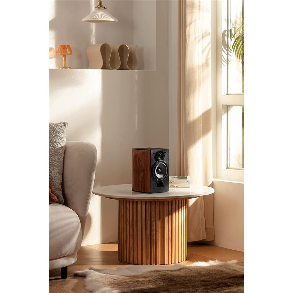 Edifier Studio R1380DB 2.0 Regallautsprechersytem (42 Watt) mit Bluetooth und Fernbedienung, Holzfarben