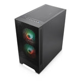 Silentware Flow 100 – Midi Tower mit Mesh-Front, Glas-Seitenfenster & 3 A-RGB Lüftern, Daisy-Chain