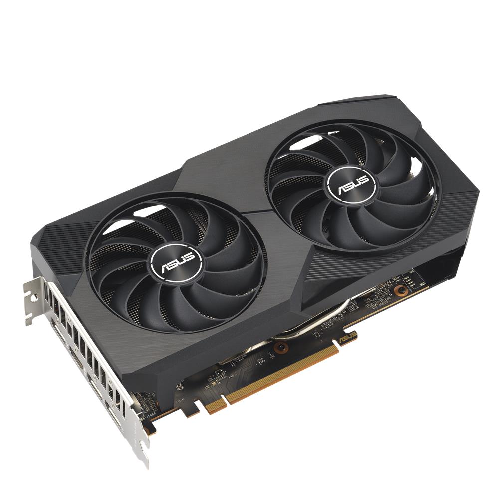 ASUS Dual Radeon RX 6600 V2 8GB GDDR6 Gaming Grafikkarte (AMD, PCIe 4.0, 1x HDMI, 3x DisplayPort)