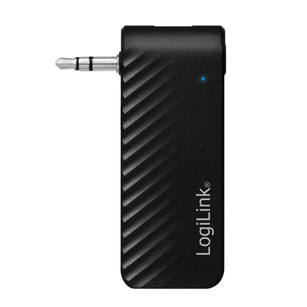 LogiLink Audio-Transmitter mit Bluetooth 5.1, AUX-Ausgang und Flugzeugstecker Audiosender