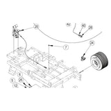 Nilfisk Original 56384106 Bracket Brake Pedal Bremspedal Halterung