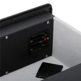 Adler AD 1044 Tresor mit Fingerabdruck, Möbeltresor 17 L, Safe mit Zahlencode, Notschlüssel, Alarm, Touchscreen, Dokumententresor für Zuhause Büro, Schwarz