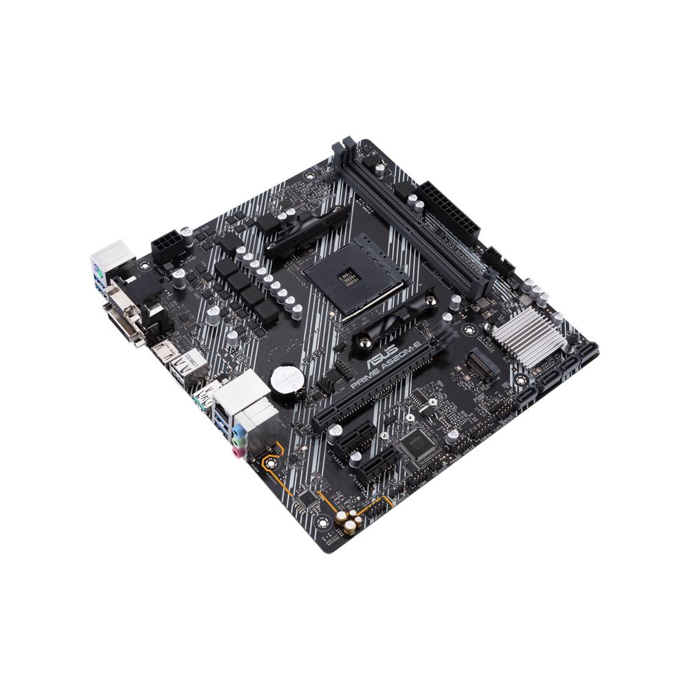 ASUS Prime A520M-E Mainboard Sockel AM4 Ryzen micro-ATX M.2 1Gbit/s-Ethernet SATA 6Gbit/s USB 3.2