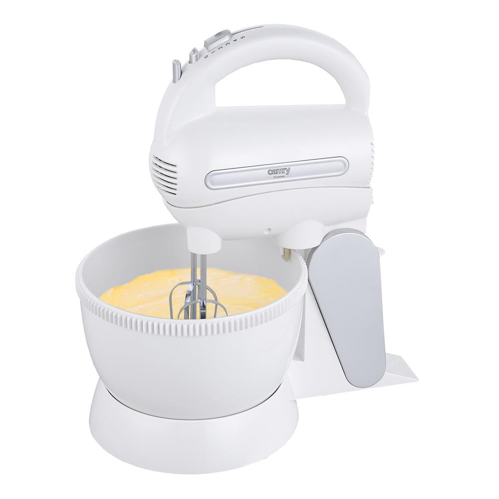 Camry CR 4213 Handmixer mit Rührschüssel weiß