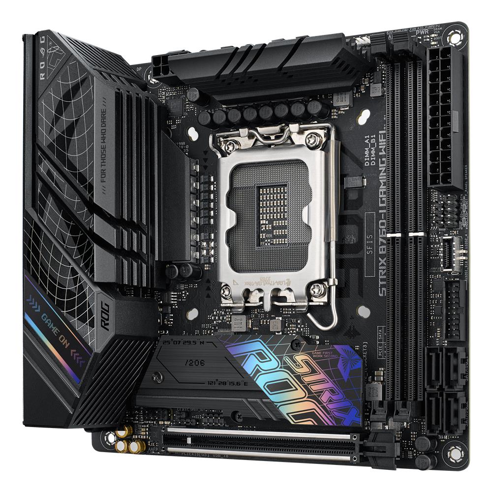 ASUS ROG STRIX B760-I GAMING WIFI Mainboard Sockel Intel LGA 1700 Mini ITX DDR5 WiFi 6E PCIe M.2