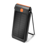 LogiLink PA0273 Solar Powerbank 10000 mAh, Taschenlampe, 2x USB-A QC & 1x USB-C PD