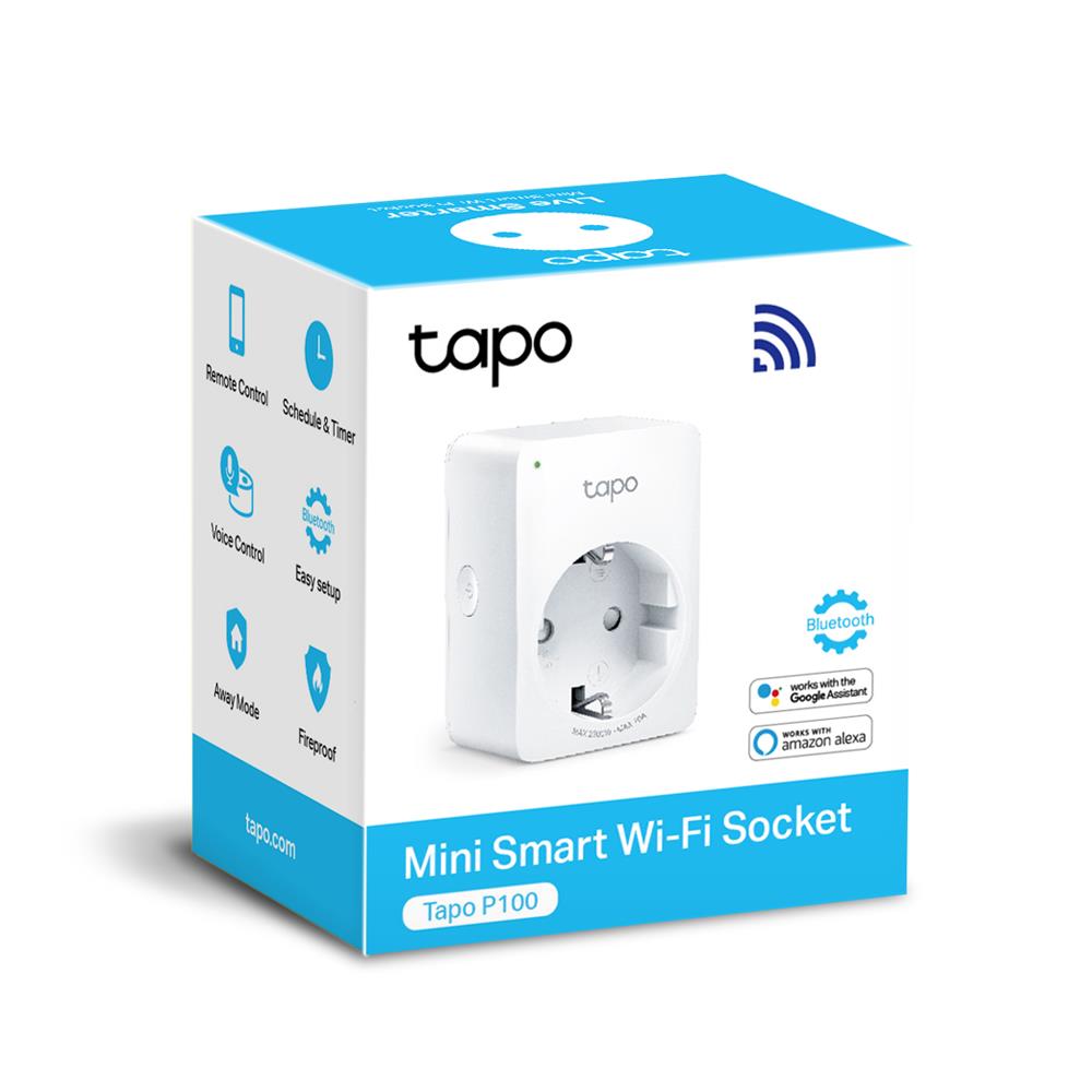 TP-Link Tapo P100 Mini Smart WLAN-Steckdose 4er Pack Fernzugriff kein Hub notwendig