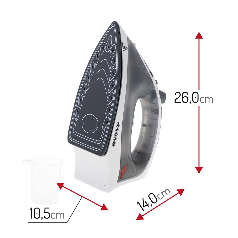 Mesko MS 5037 Dampfbügeleisen mit Keramiksohle 2800 Watt