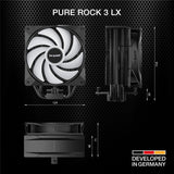 be quiet! Pure Rock 3 LX CPU Luftkühler mit ARGB