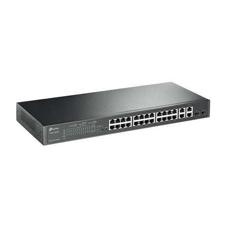 TP-Link T1500-28PCT 24-Port-Smart-PoE+-Switch mit 4 Gigabit-Ethernet-Ports