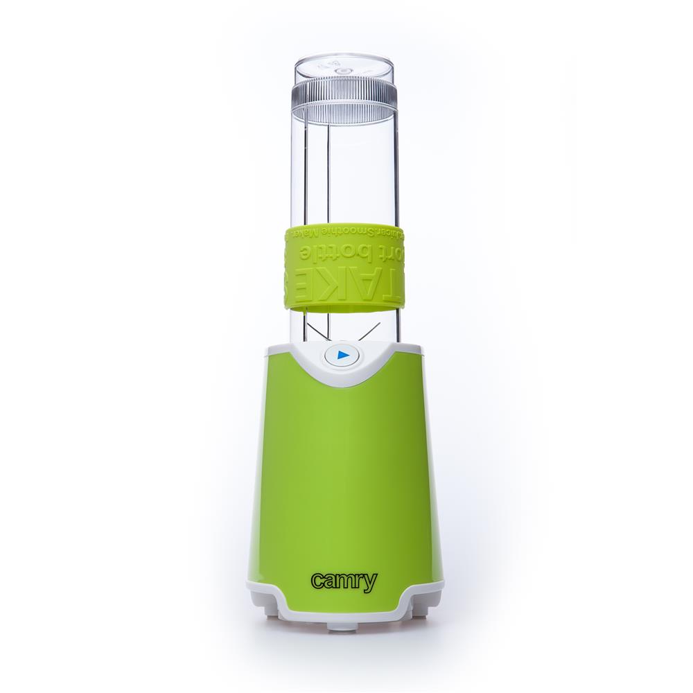 Camry CR 4069 Smoothie Maker Standmixer Grün 500 Watt mit zwei To-Go-Bechern