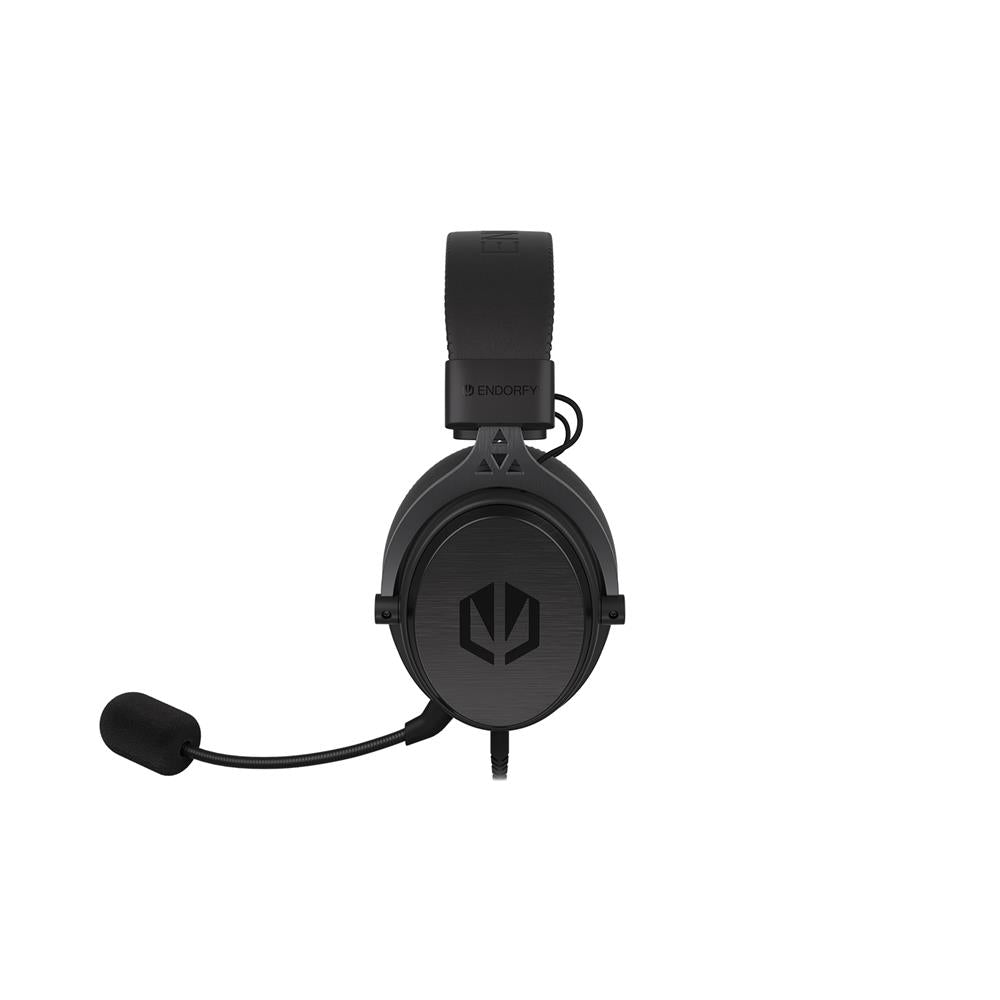 ENDORFY VIRO Plus USB EY1A001, Schwarz, Gaming Headset, Kopfhörer mit Mikrofon, Klinke, Over-Ear