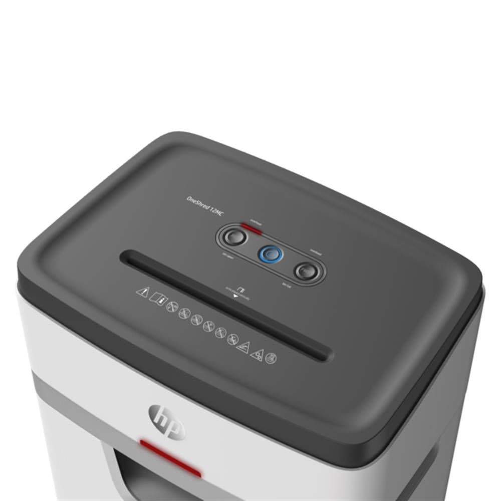 HP OneShred 12MC Aktenvernichter P5 Micro Cut 12 Blatt 25 Liter