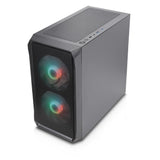 Silentware Air 10 Black – Kompaktes mATX PC-Gehäuse mit Mesh-Front & Glas-Seitenfenster