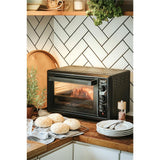 Adler AD 6023 Mini Backofen 26 L mit Umluft Timer und Backblech Schwarz