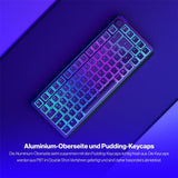 ENDORFY Thock 75 Prozent Wireless Tastatur DE Layout Kailh Box Black Schwarz